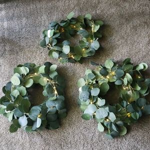 Eucalyptus Garland Fairy Lights Centerpieces